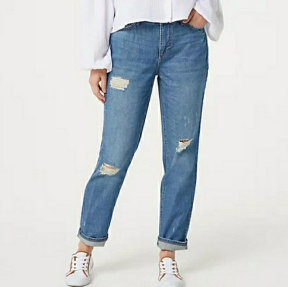 Rachel Hollis Ltd. Lived In Boyfriend Jeans,  Size 4